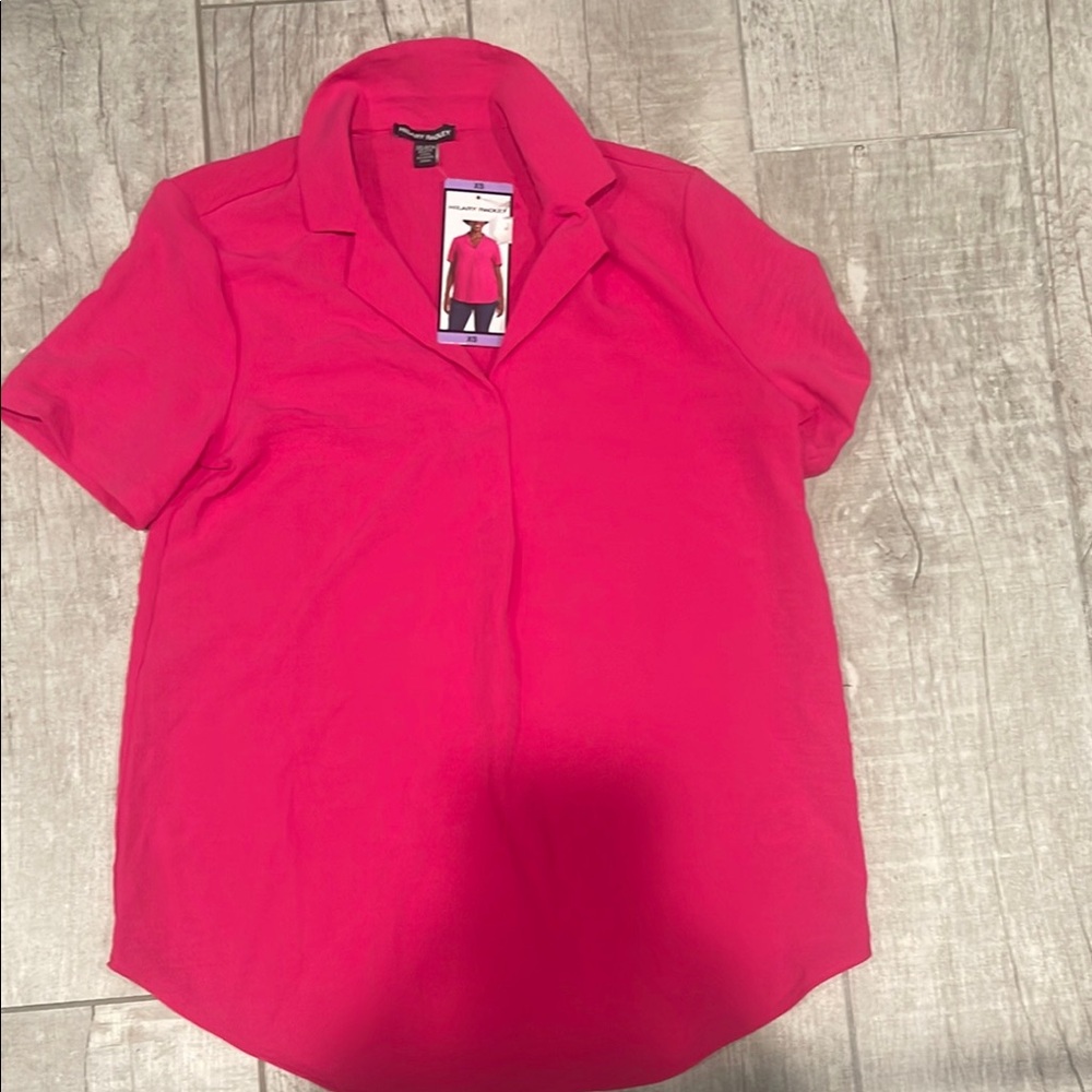 Vibrant Pink Collared Shirt